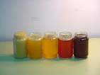 Muestras de diferentes tipos de miel (Foto USAL)
