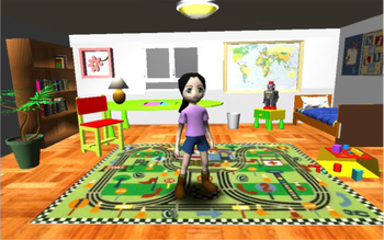 Imagen del videojuego educativo.