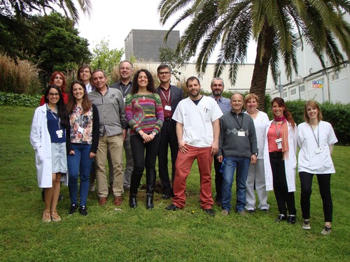 Grupo de investigadores del Institut d’Investigació Biomèdica Sant Pau. Foto: CIBER.