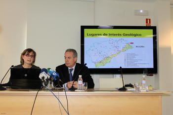 Presentación de la exposición sobre el futuro Geoparque de Segovia.