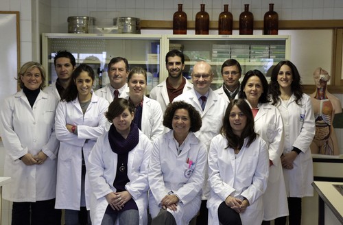 El grupo de investigación ‘AGR-145: Fisiología Digestiva y Nutrición’ de la Universidad de Granada. Foto: UGR.