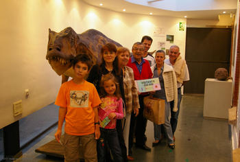 El Museo de Dinosaurios recibe a su visitante número 100.000.