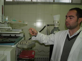 Miguel del Nogal, científico del Departamento de Química Analítica, Nutrición y Bromatología de la Universidad de Salamanca.