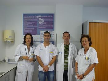 Parte del equipo del Hospital General de Segovia que ha desarrollado la investigación. Foto: Manuel Heras.