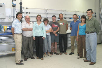 Parte del equipo de investigadores de la Universidad Pública de Navarra.