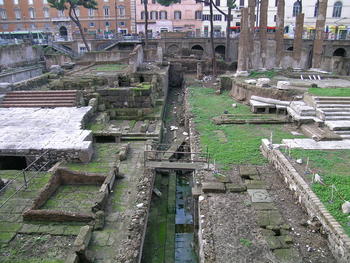 Área arqueológica de Torre Argentina en Roma. Foto: Antonio Monterroso/ CSIC