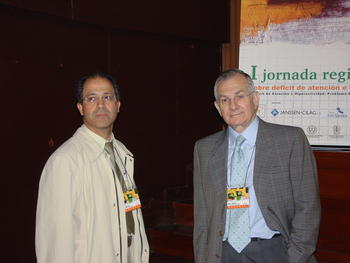 A la izquierda el doctor Luis Rodríguez Molinero y a la derecha, el doctor Rafael Palencia Luaces
