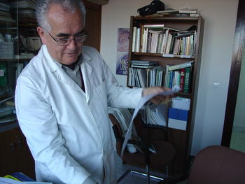 Juan Manuel Cachaza en su despacho