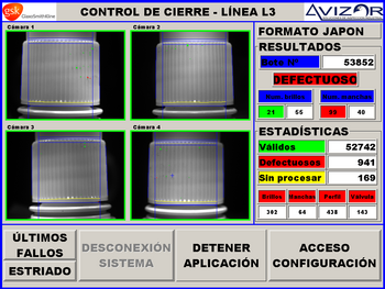Programa para el control por visión artificial del cierre de envases farmacéuticos (FOTO: Eusebio de la Fuente).