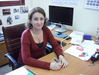 María Luz Rodríguez, del Grupo de Física y Química del Estado Sólido.