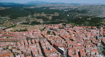 Imagen aérea de Soria (FOTO: Ayuntamiento).