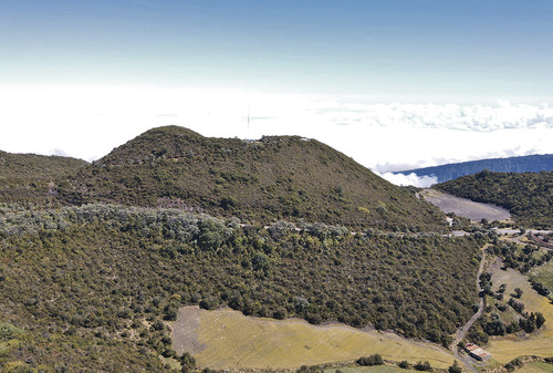 El cono La Laguna, situado a la entrada del Parque Nacional Volcán Irazú, posiblemente erupcionó de modo similar a La Palma, alrededor del año 1500 de nuestra era/Yemerith Alpízar.