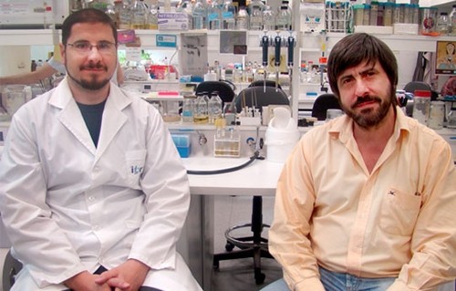 Antonio Uttaro, investigador independiente, y Sebastián Najle. Foto: gentileza investigadores.