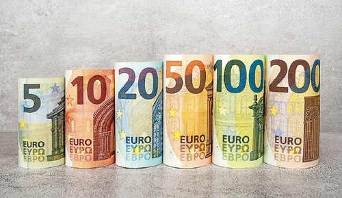 Billetes en euros de la serie Europa. / Foto: Banco Central Europeo.