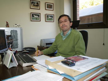 Carlos Gonzalo, investigador del Departamento de Producción Animal de la Universidad de León.