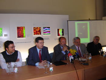 El alcalde de Valladolid interviene en la inaguración de 'Paisajes neuronales' (Foto Museo de la Ciencia)