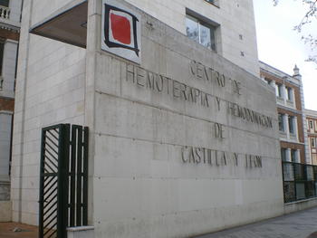 Fachada del Centro de Hemoterapia y Hemodonación de Castilla y León, ubicado en Valladolid.