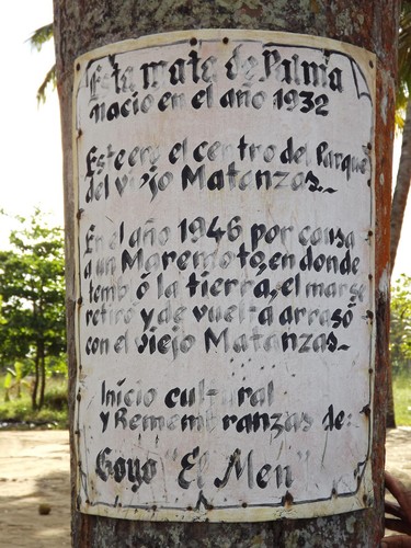 Placa conmemorativa del tsunami que azotó República Dominicana de 1946/Hermann Fritz