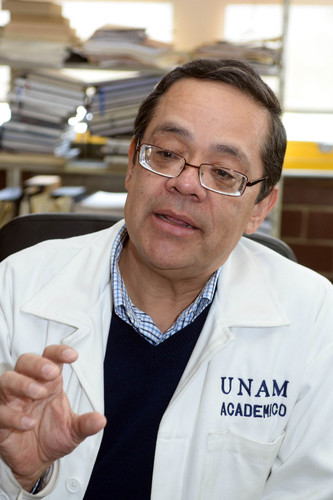 Juventino García Alejandre, de la Facultad de Química de la UNAM.