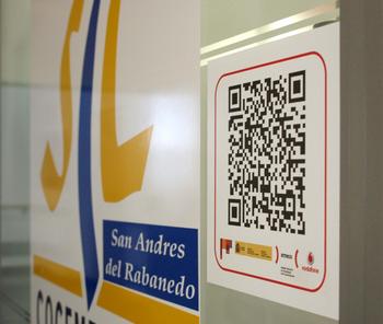 Código bidimensional, en el CRE de San Andrés.