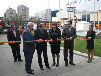 El presidente de la Junta, Juan Vicente Herrera, inaugura la edición 2008 de la feria internacional Expobioenergía.