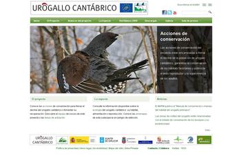 Web del proyecto LIFE+ Urogallo Cantábrico.