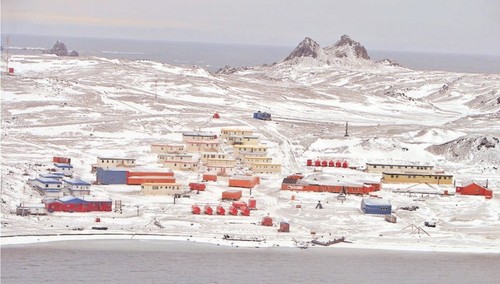Base Eduardo Frei Montalva en la Antártida.