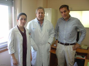 De izquierda a derecha, Laura Gutiérrez, Luis Muñoz Bellvís y José María Sayagués.