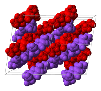 Modelo 3D de celdas de ibuprofeno.