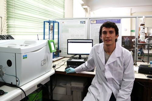 Claudio Silvestre, Ingeniero Civil Mecánico y estudiante de Magíster en Ciencias de la Ingeniería Mecánica. FOTO: USM.