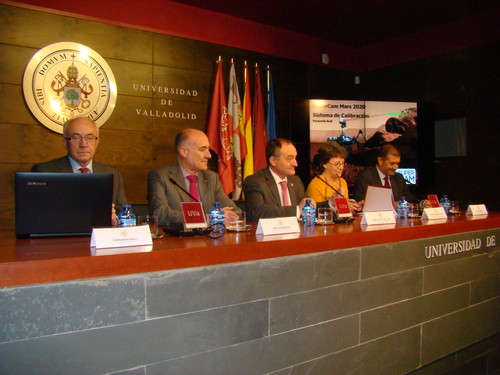 Un momento de la presentación realizada en el Palacio de Santa Cruz de la Universidad de Valladolid.