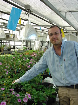 David García Sinovas, investigador del  Departamento de Hortofruticultura del Itacyl 