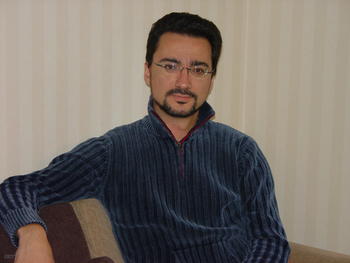 El investigador de la Agencia Espacial Española David Barrado, antes de la conferencia 