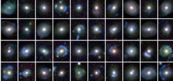 En la fotografía se muestran los lentes gravitacionales descubiertos, que permiten conocer mejor la masa y la materia oscura. Con esta información se profundiza la comprensión del Universo.