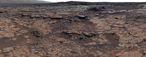Valle Paz de Marte. / NASA/JPL-Caltech/MSSS.