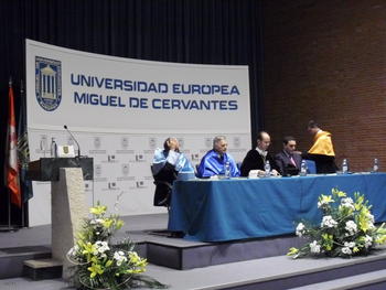 Imauguración del curso académico en la Universidad Europea Miguel de cervantes.