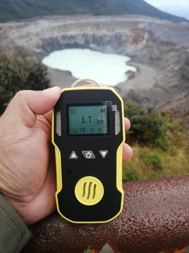 Monitorización del volcán Poás./UNA.