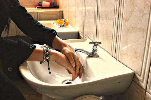Lavado correcto de manos. FOTO: MSPBS