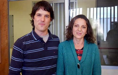 Pedro Jaureguiberry y Sandra Díaz. Foto: gentileza investigadores.