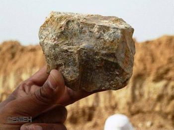 Industria lítica de unos 2 millones de años hallada en Argelia.