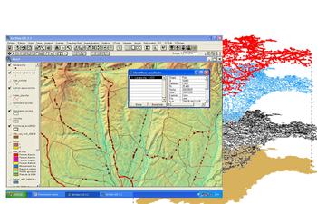 Sistema de información geográfica (SIG) con el que se han analizado los datos de atropellos. Imagen: Víctor Colino.