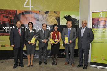 Galardonados con los cuartos Premios de Innovación Tecnológica de Expobioenergía.