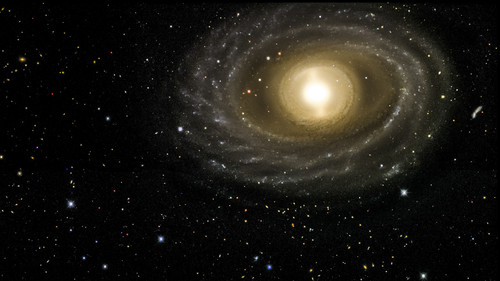 Imagen de la galaxia NGC 1398 tomada con la Dark Energy Camera. Foto: Dark Energy Survey