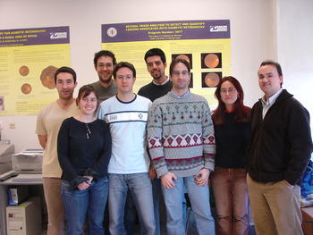 El equipo de investigadores del Grupo de Ingeniería Biomédica coordinado por Roberto Hornero.