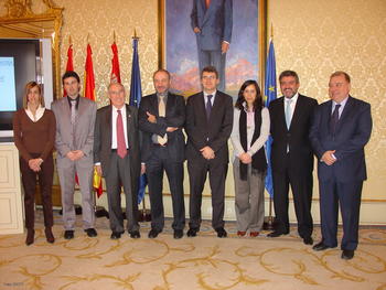 Miembros de Cartif, el Ayuntamiento de Salamanca y otros socios, en la presentación del proyecto RESCATAME.