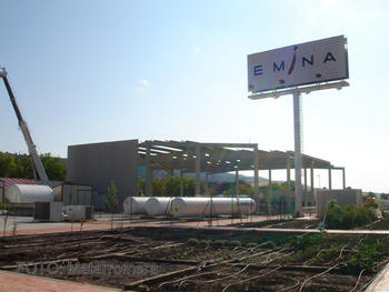 Planta de deconstrucción molecular que Matarromera construye en Valbuena de Duero (Valladolid).
