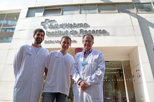 De izquierda a derecha, David Alujas, Javier Inserte y David García Dorado. Foto: CIBER.