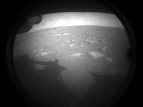 Primera imagen de Marte captada por Perseverance/NASA/JPL-Caltech