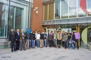 Alumnos del Máster de Educación y Nuevas Tecnologías de la Universidad de Salamanca visitan el CITA.