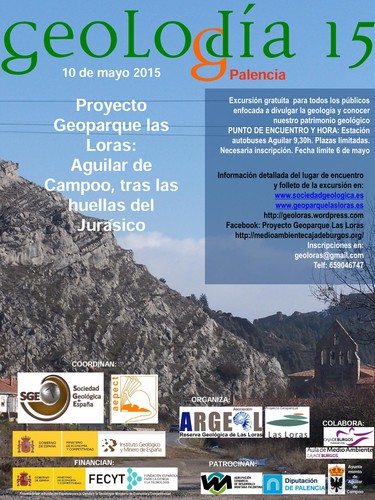 Cartel del Geolodía 2015. FOTO: ARGEOL